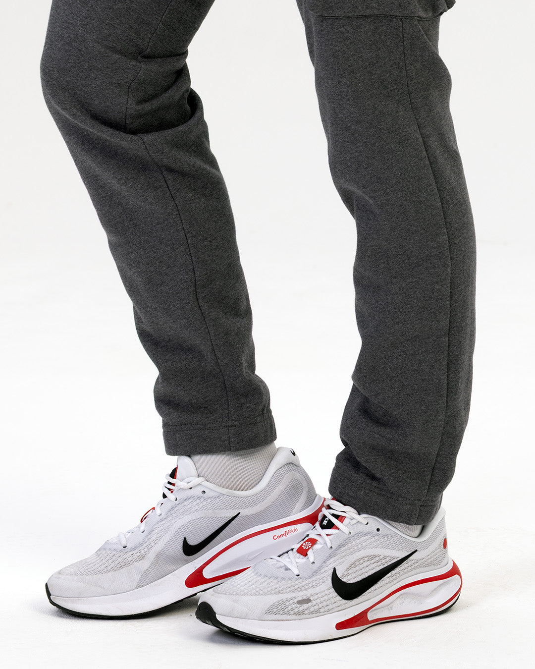 Dark Grey Straight Leg Cargo Joggers
