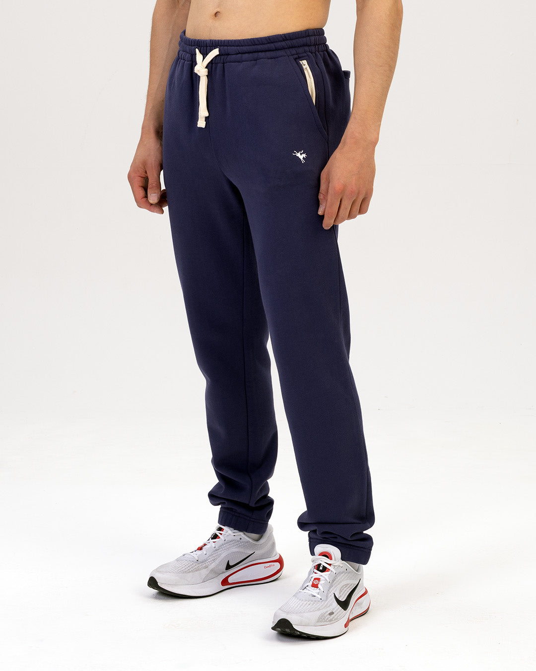 Navy Straight Leg Joggers