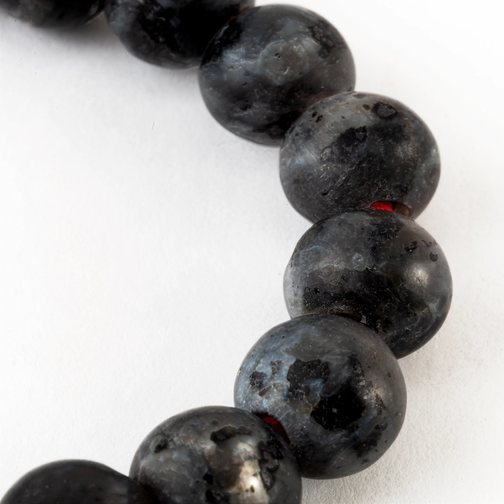 Black Labradorite Beaded Bracelet