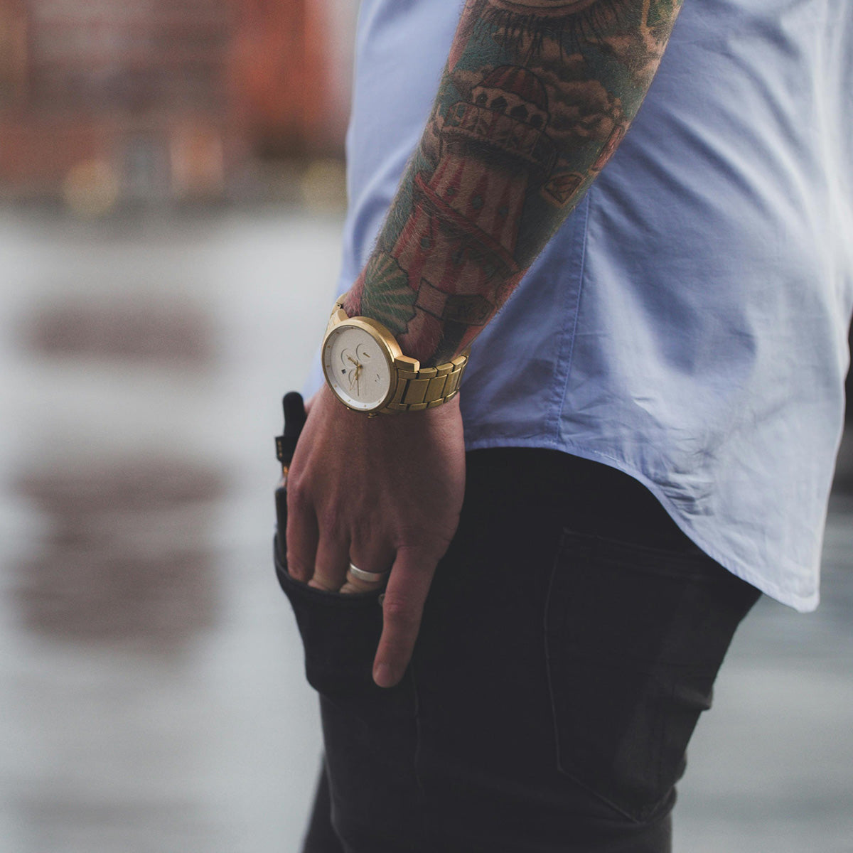 Picasso Jasper Cube Bracelet