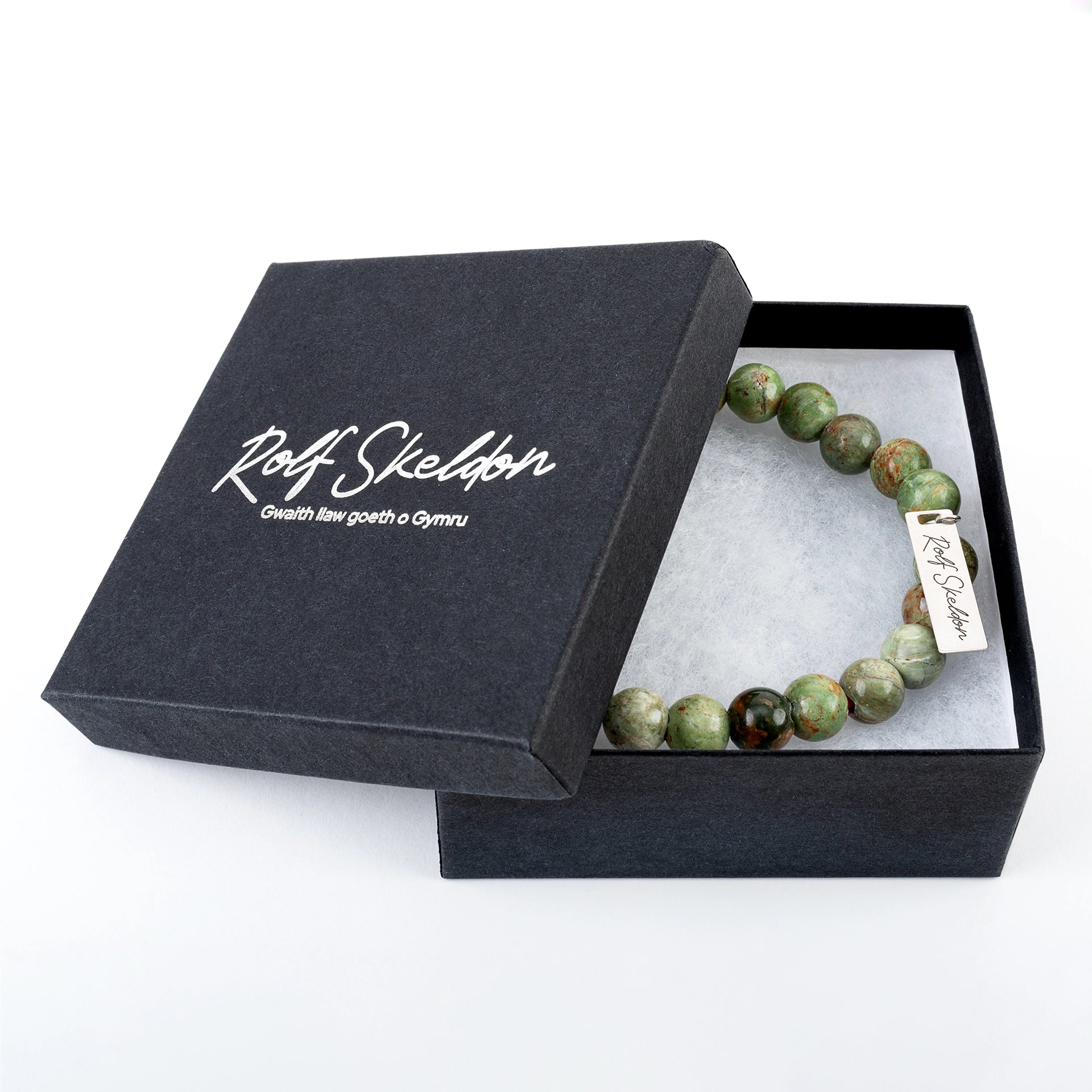 Green Opal Beaded Bracelet
