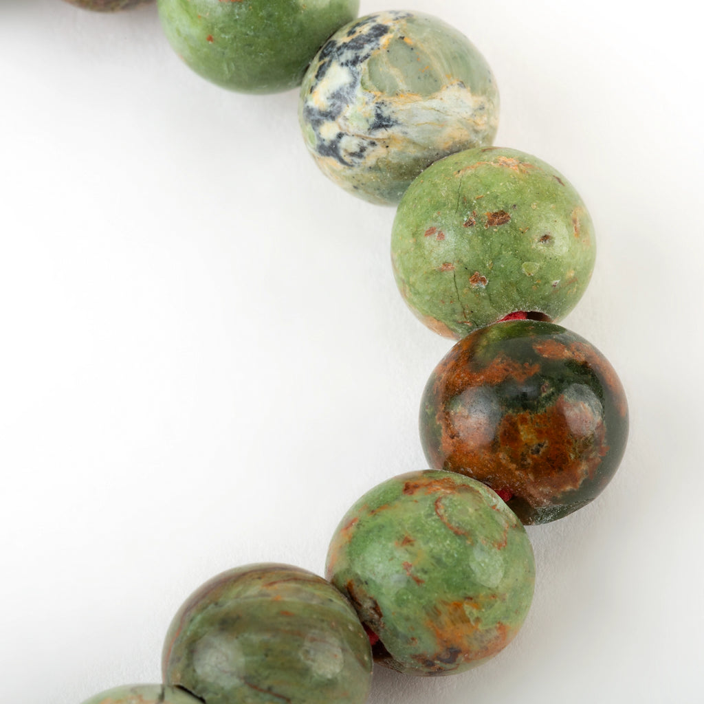 Green Opal Beaded Bracelet