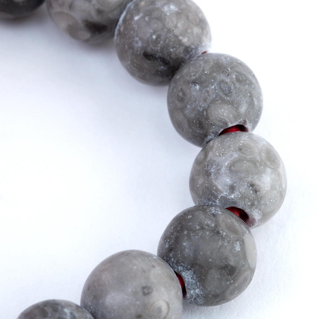 Grey jasper beads