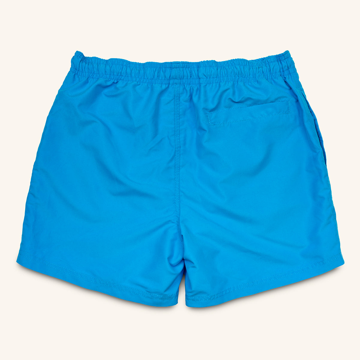 blue recycled swim shorts