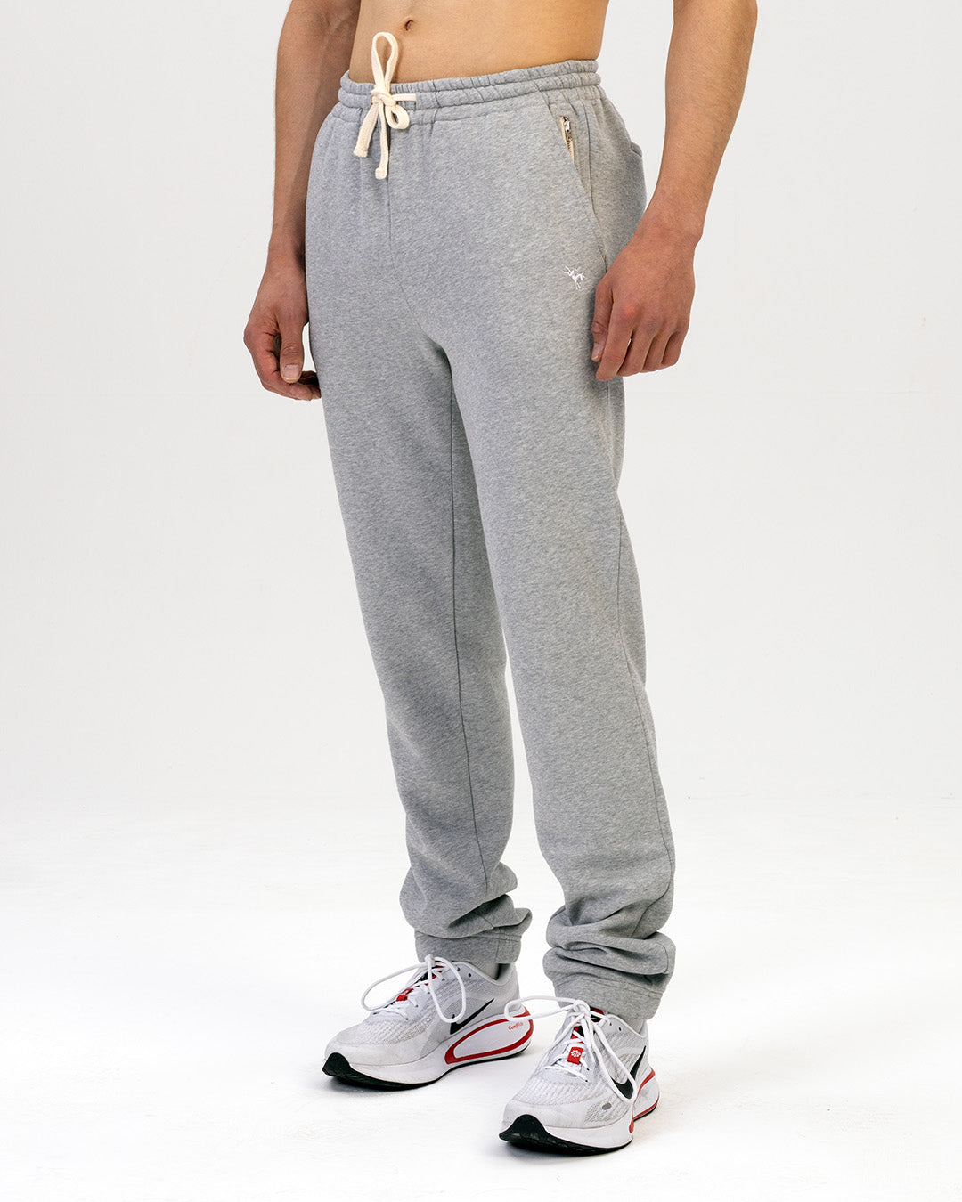Grey Straight Leg Joggers