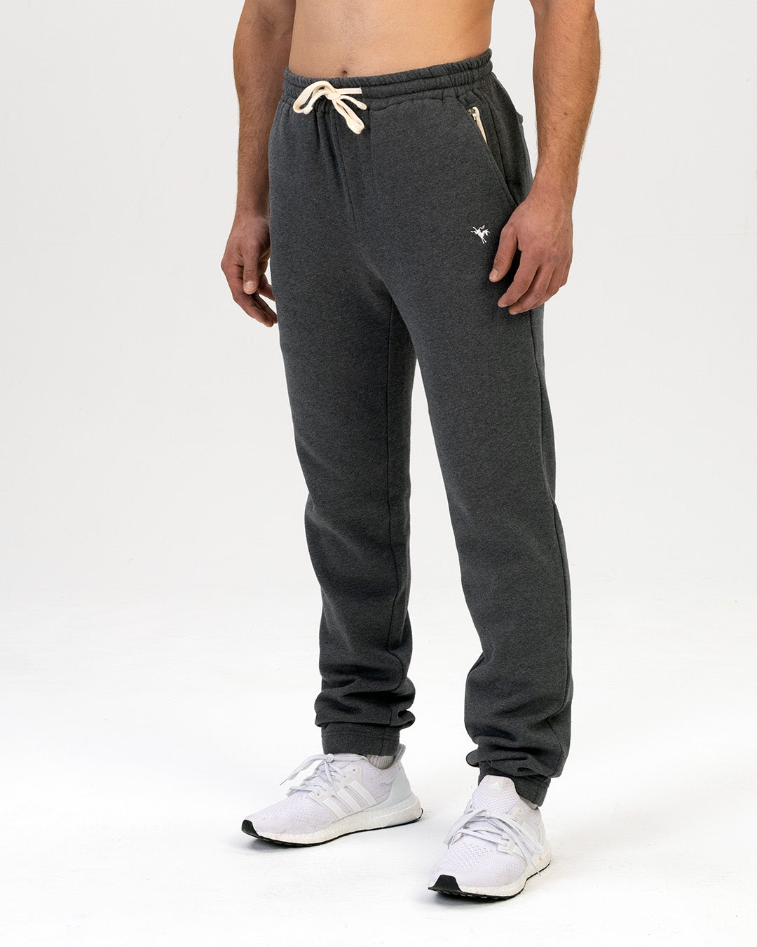 Dark Grey Straight Leg Joggers
