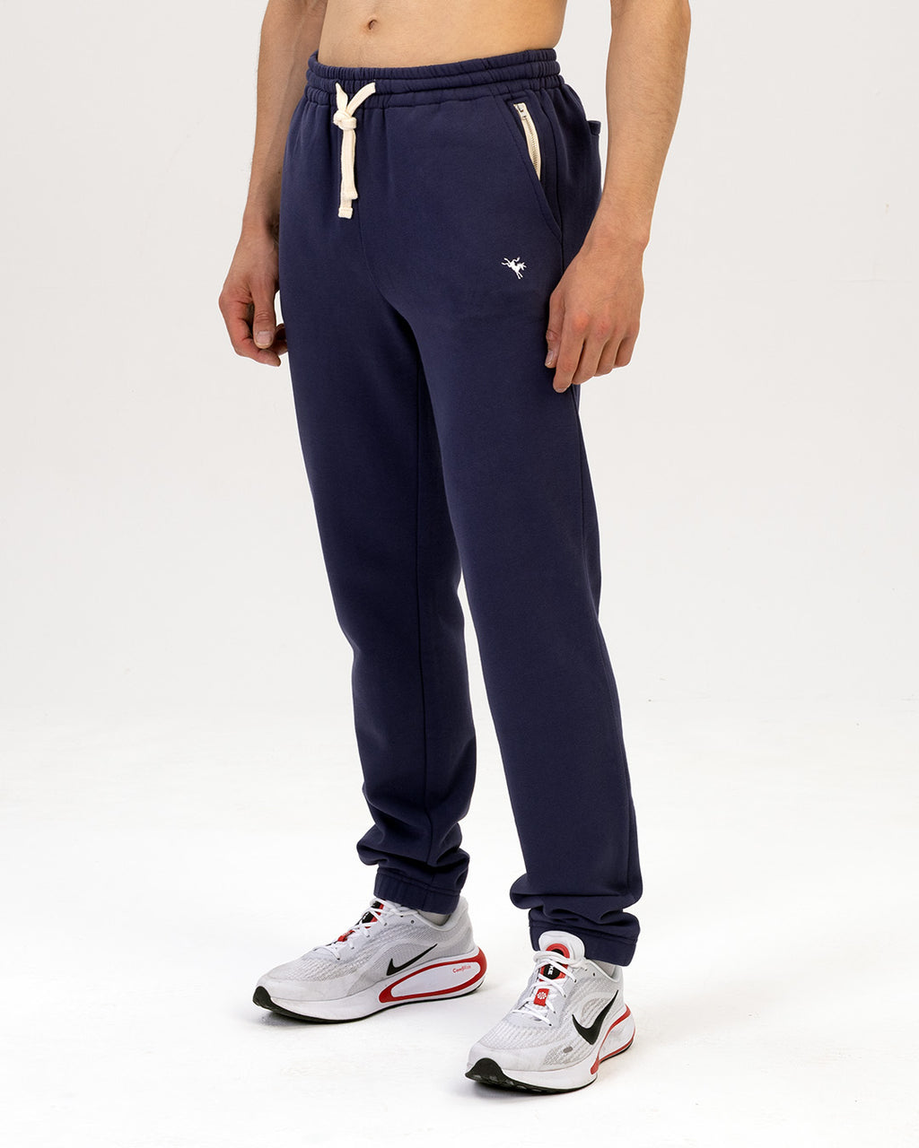 Navy Straight Leg Joggers